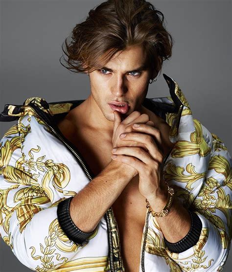 male versace|Versace male model.